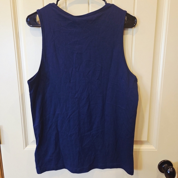 Adidas Originals Essentials Men's Tank Top -  Tone XS New Night Indigo Navy - Picture 6 of 7